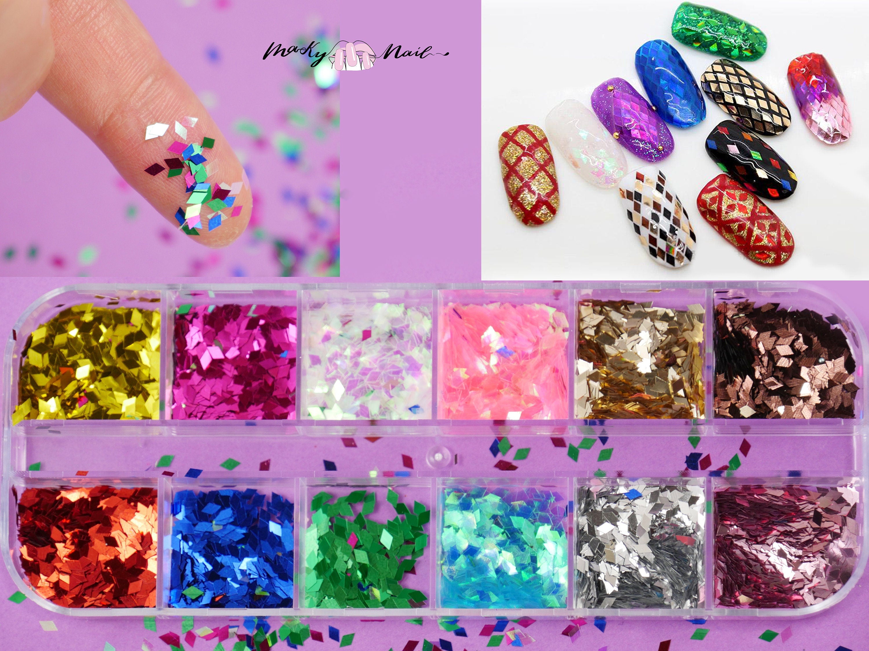 3g Heart Flakes 3D DIY laser Petal Sequins/ Heart shaped glitter