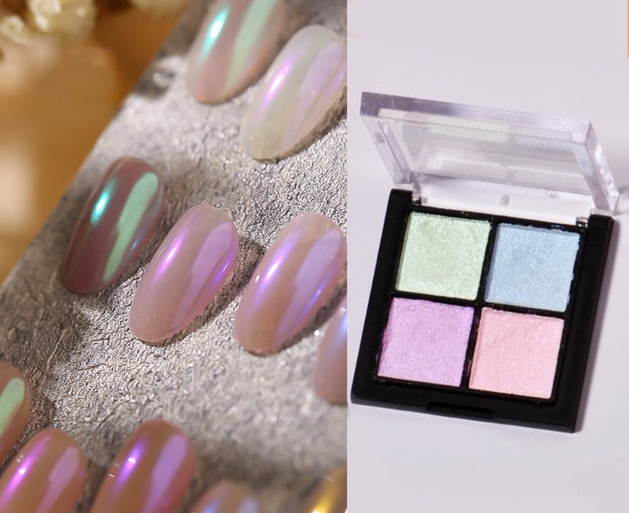 Pearl Chrome Nail Powder Glazed Donut Nails Moonlight Pigment –  MakyNailSupply