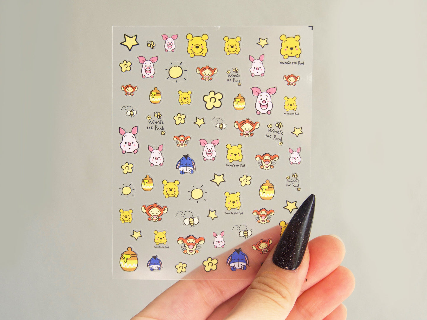 Winnie-the-Pooh Nail Sticker/Disney Theme nail Decals