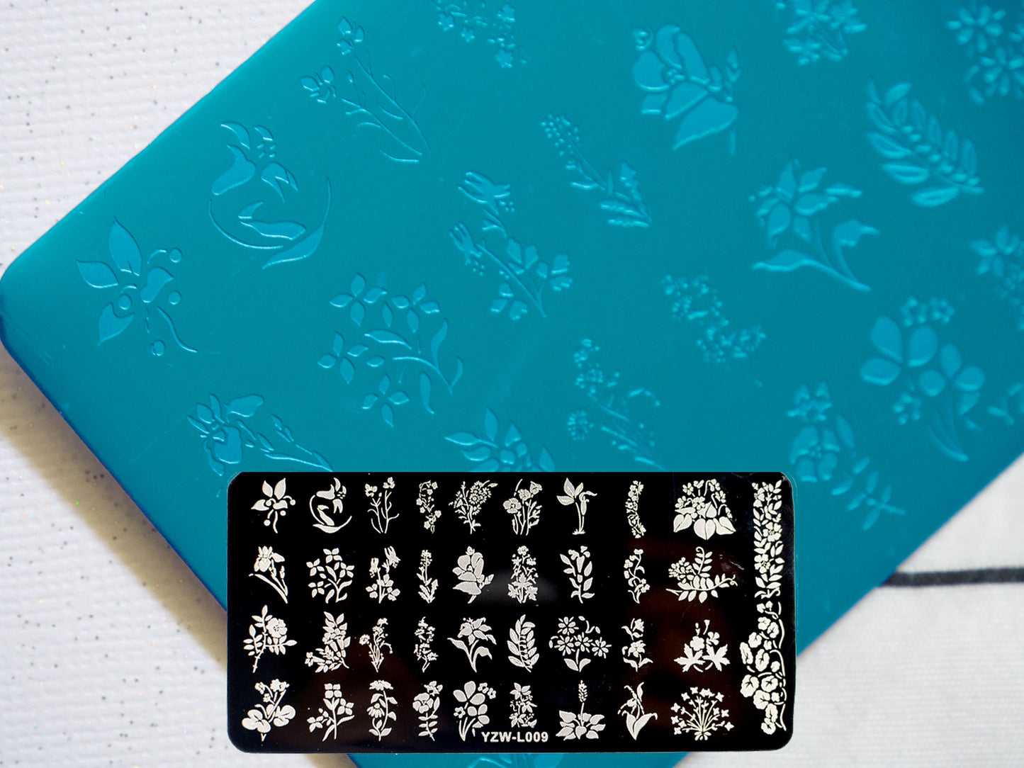 Floral Nail Art Stamping Image Plates