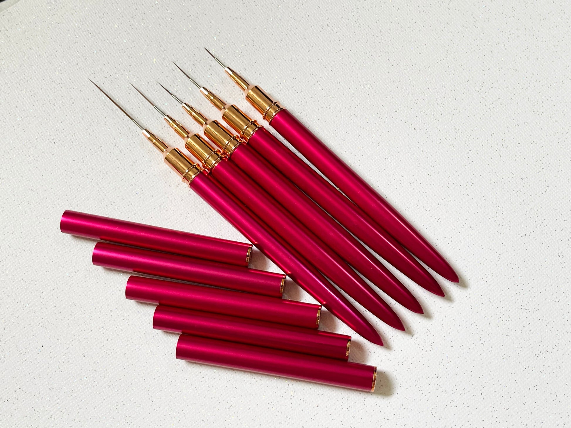 20mm Pink Nail Brush Detailing Striping Nail Art Pen