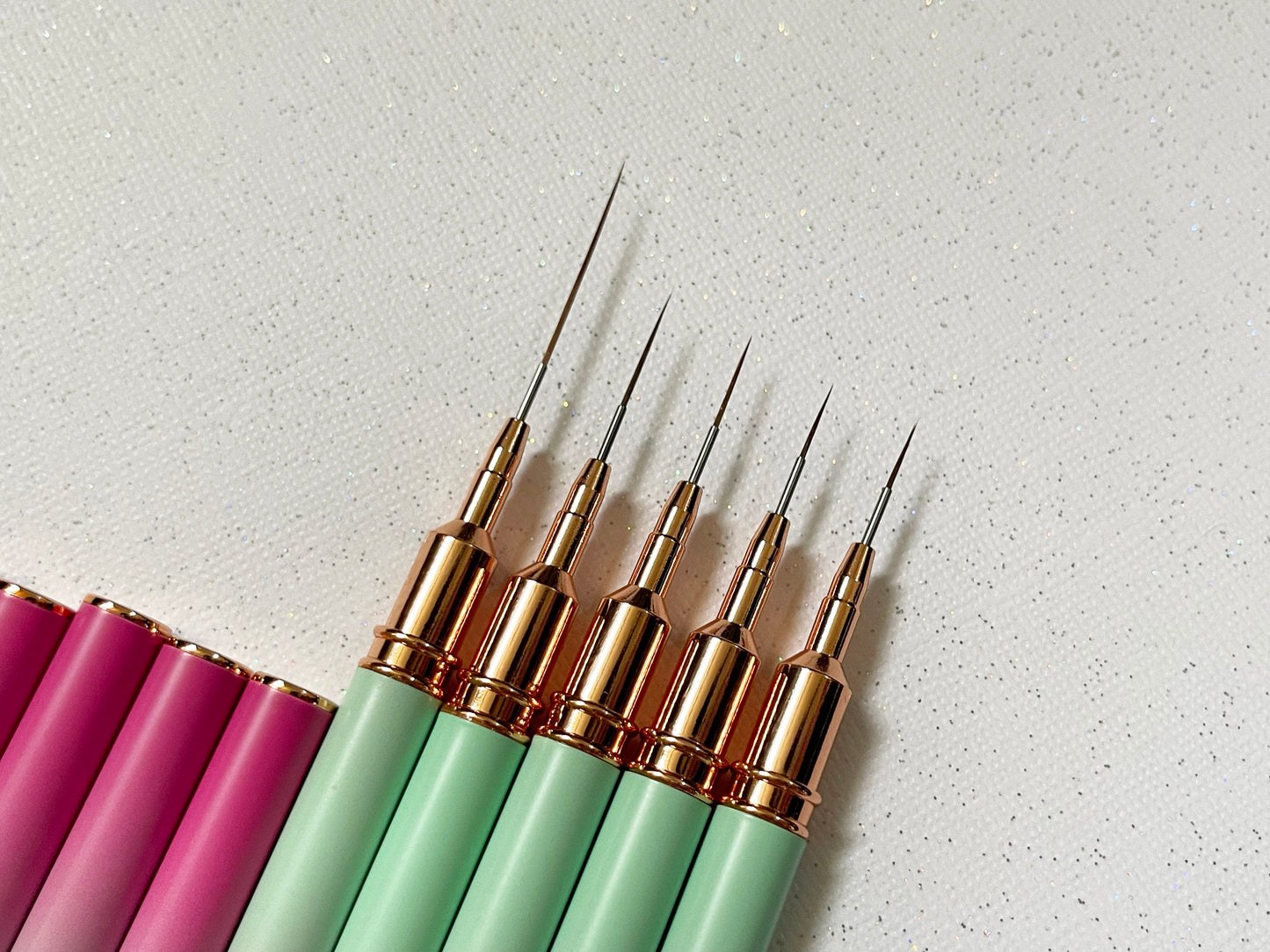 20mm Pink Nail Brush Detailing Striping Nail Art Pen