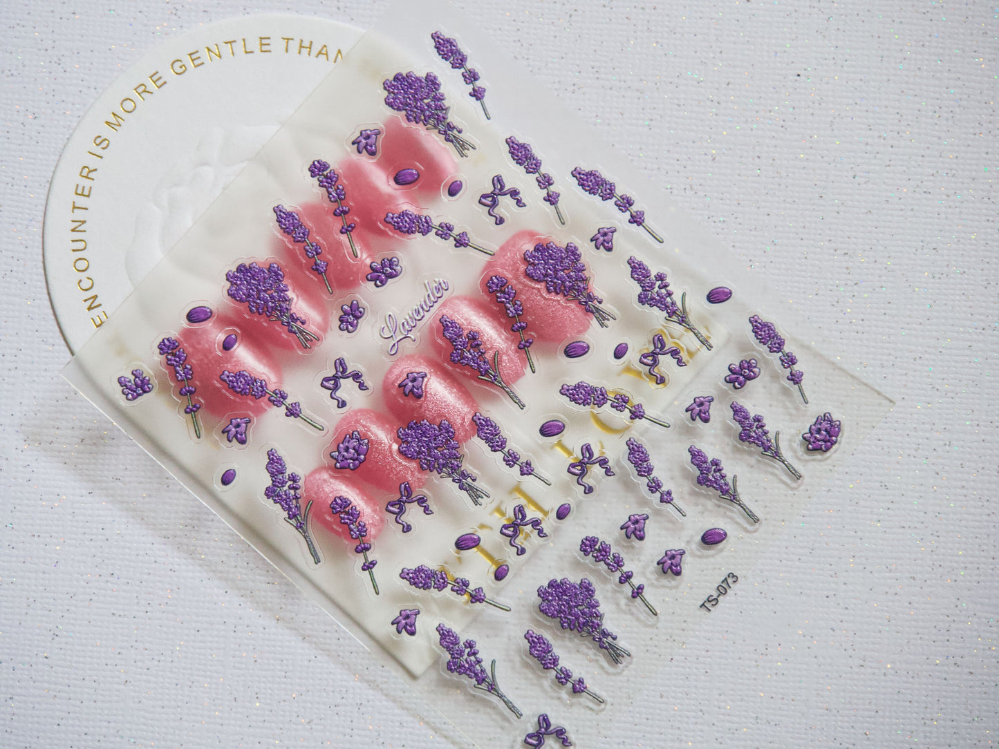 Floral Fantasy 3D Embossed Nail art Sticker/ Daffodil Sunflower Tulip Sunflower Lavender Nail Decals/ Blooming Bouquet Garden Manicure