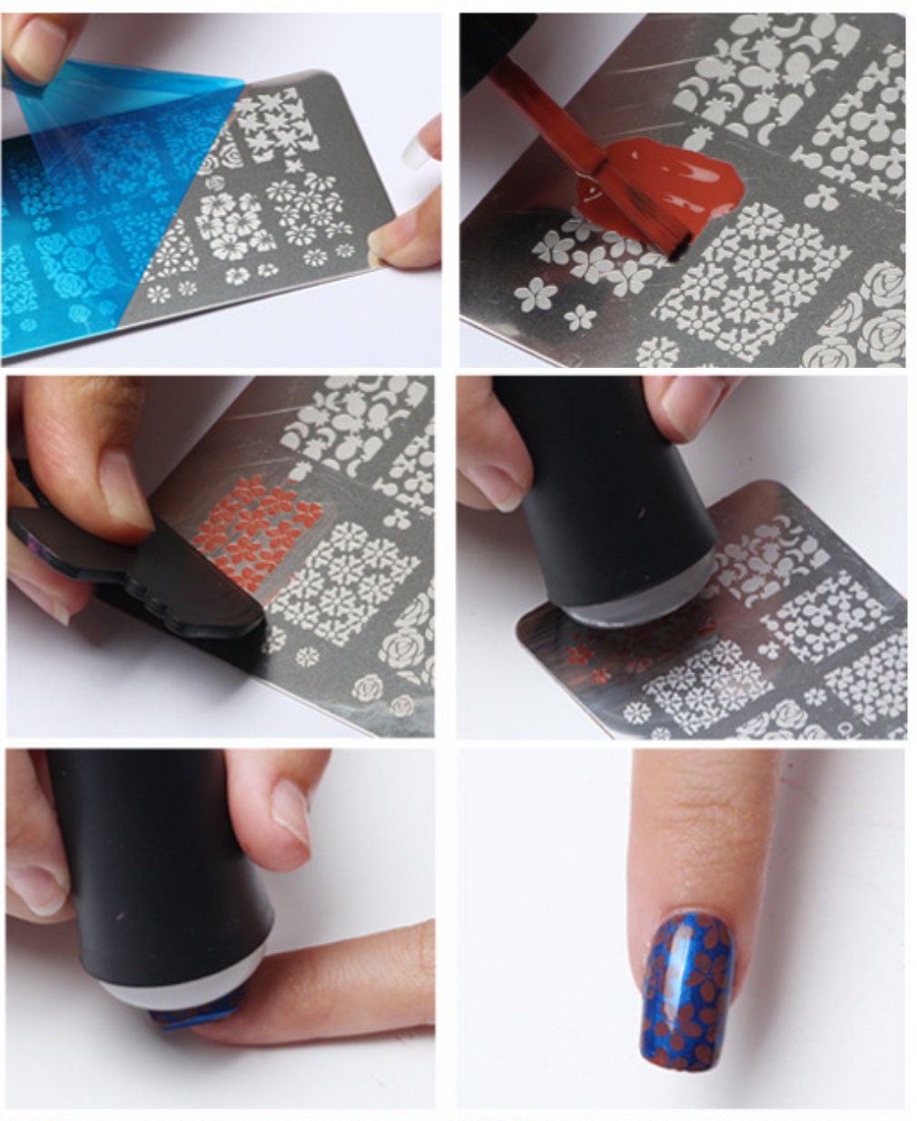 Christmas Nail Art Stamping Image Plates