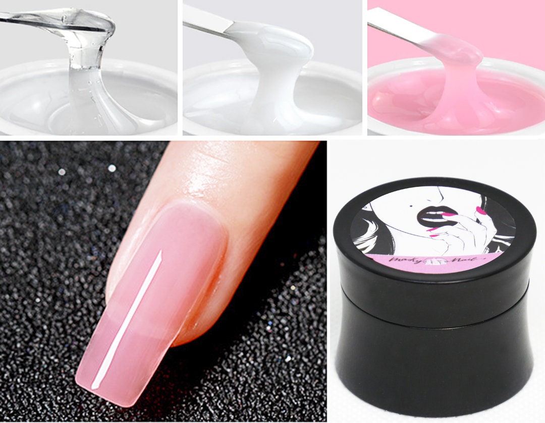 15/30ml Extension Poly Nail Gel LED UV Quick Building Poly Gel extension tips fast Nail builder Camouflage UV Gel Nail Art Coffin Nail