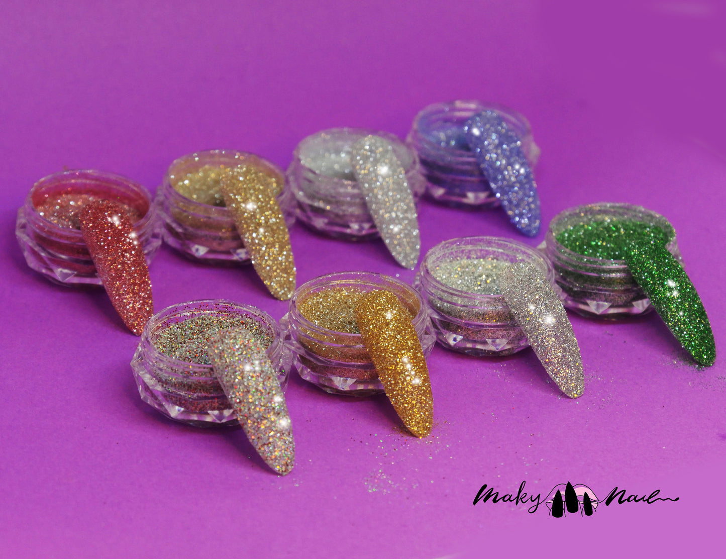 1 case Diamond Shimmer Sparkle Glitters Powder – MakyNailSupply
