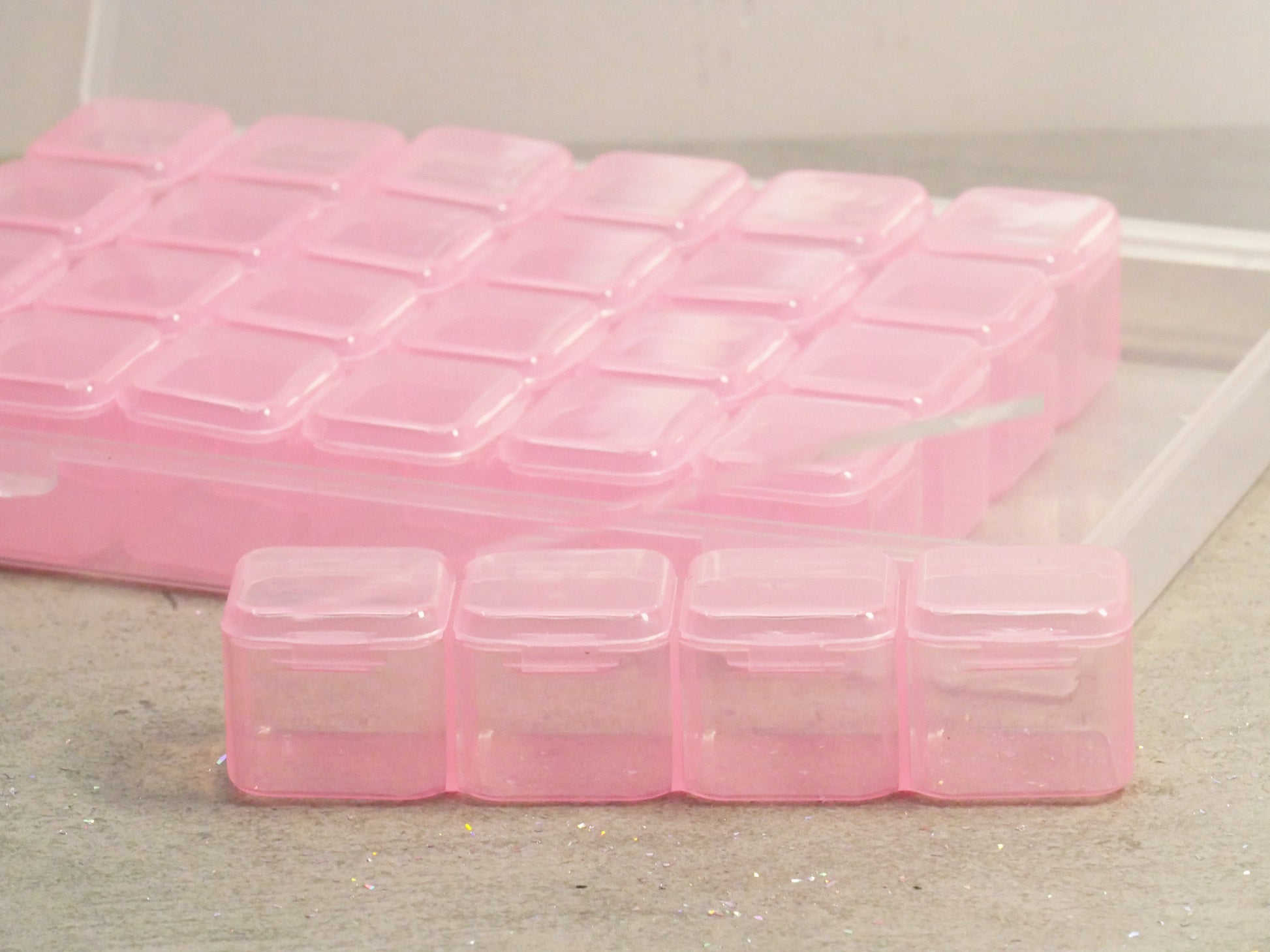 Plastic Organizer Boxes for Beads, Rhinestones, Jewelry Making