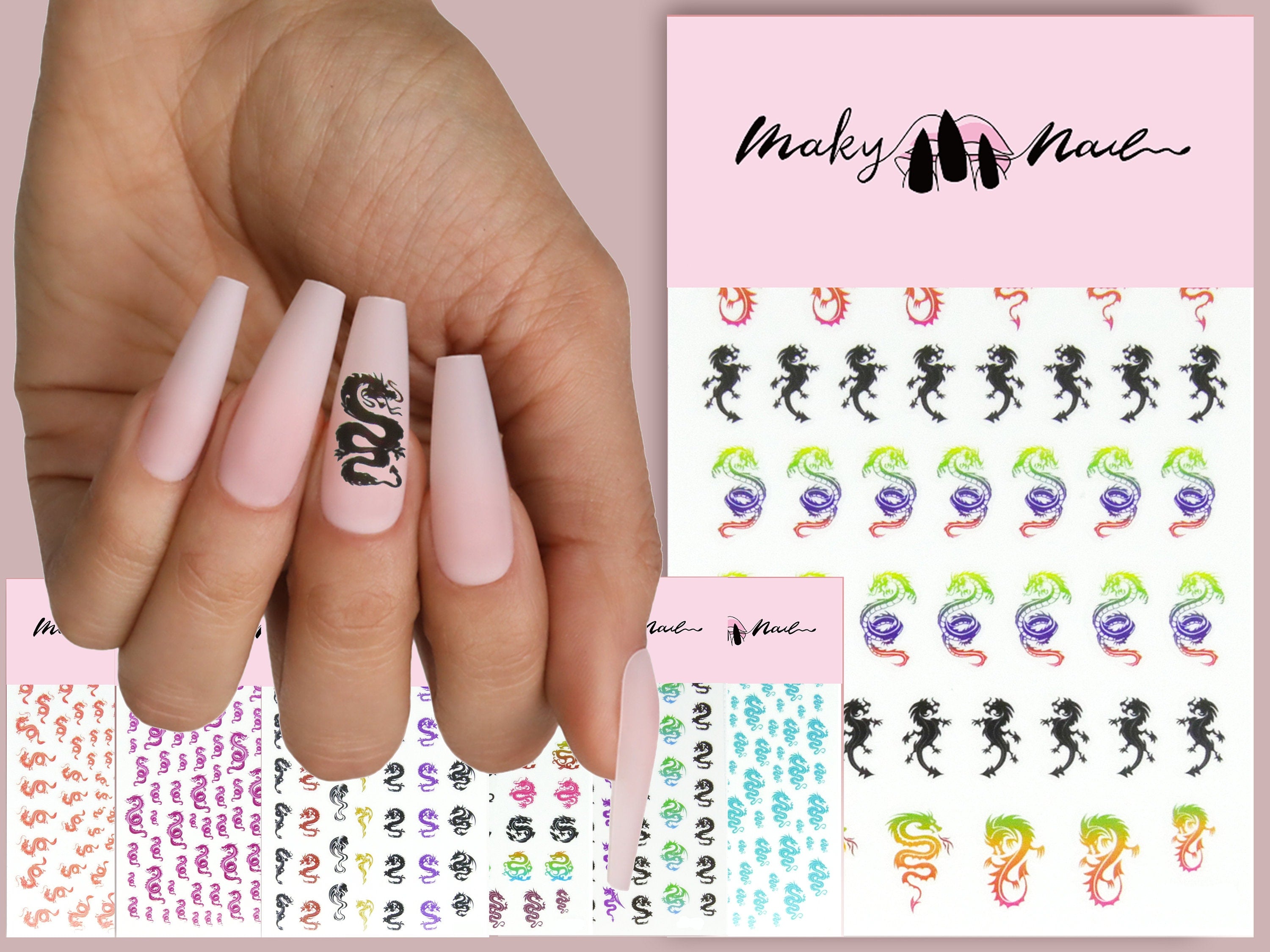 Decal deals nail stickers