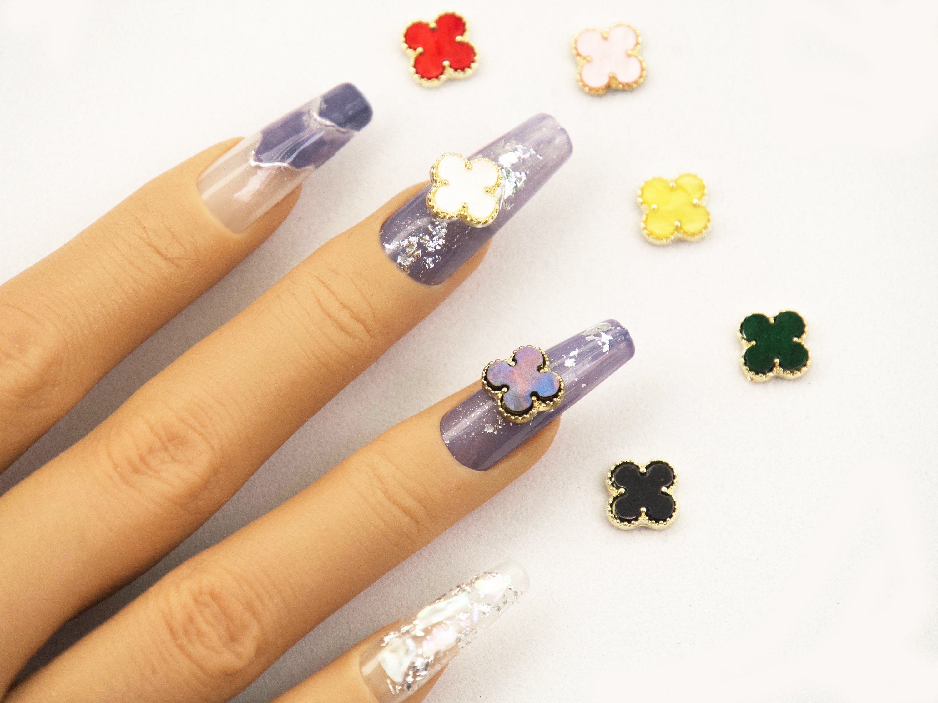 3D Rose Gold Rivet Nail Studs With Silver Shell Round, Square, Triangle,  Circle, Star Manicure Accessories From Pokkie, $21.7 | DHgate.Com
