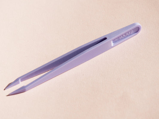 Tweezer for Craft, Jewelry, Nail art tool supply DIY tool/ Macaron Purple Pink Nylon Plastic tweezer Handmade supplier