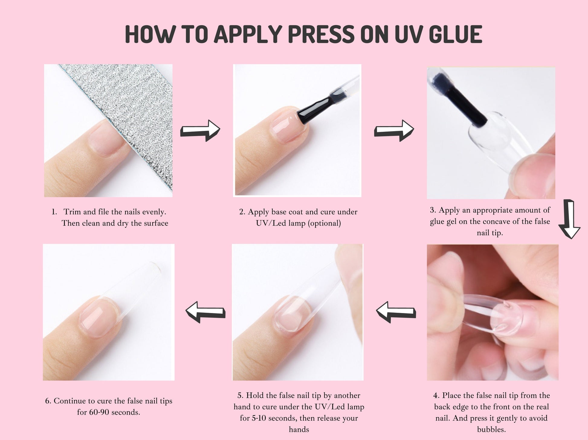 15ml Press on Nail Tips UV Glue