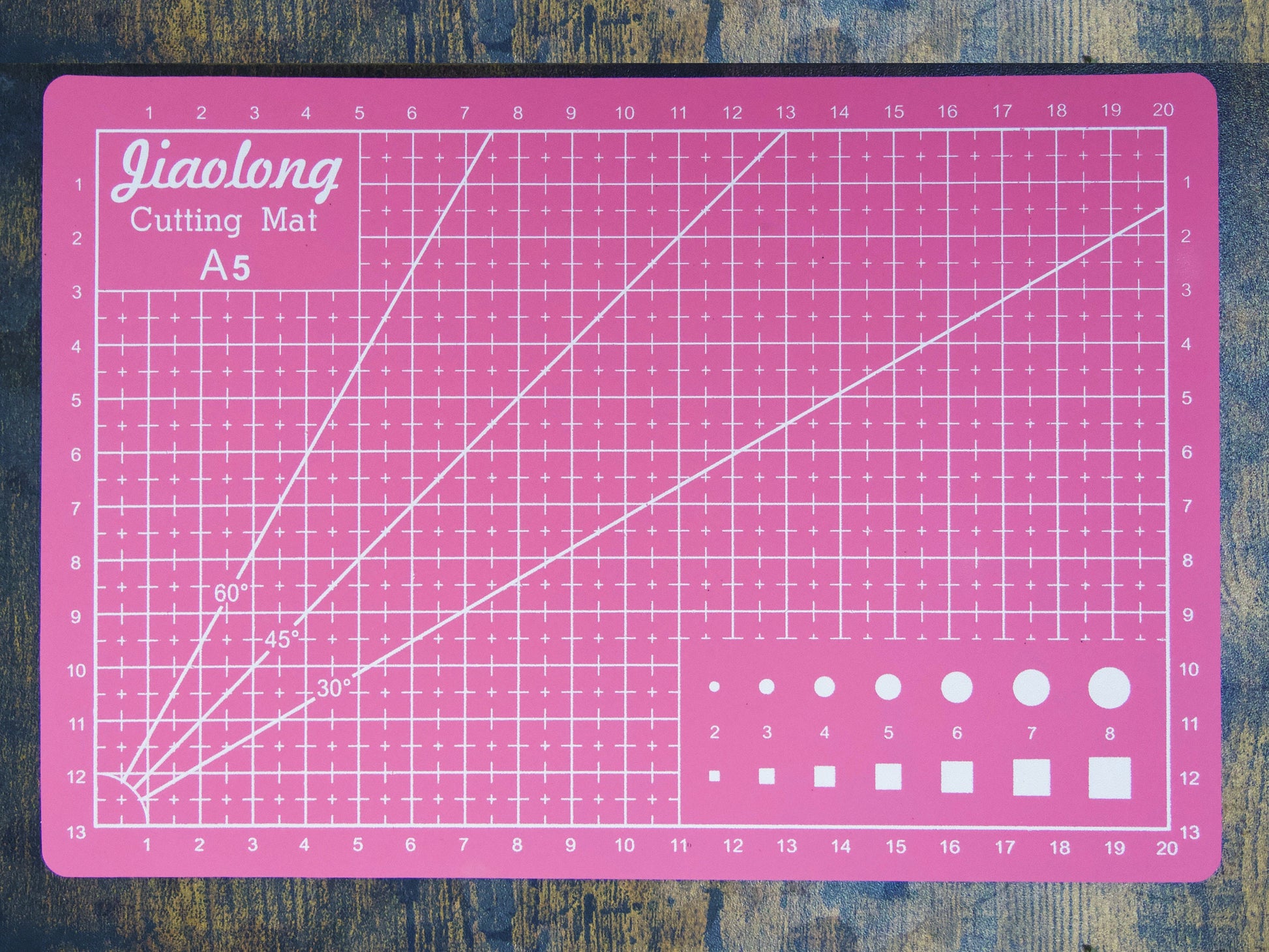 A5 20x13cm Pink Cutting Board