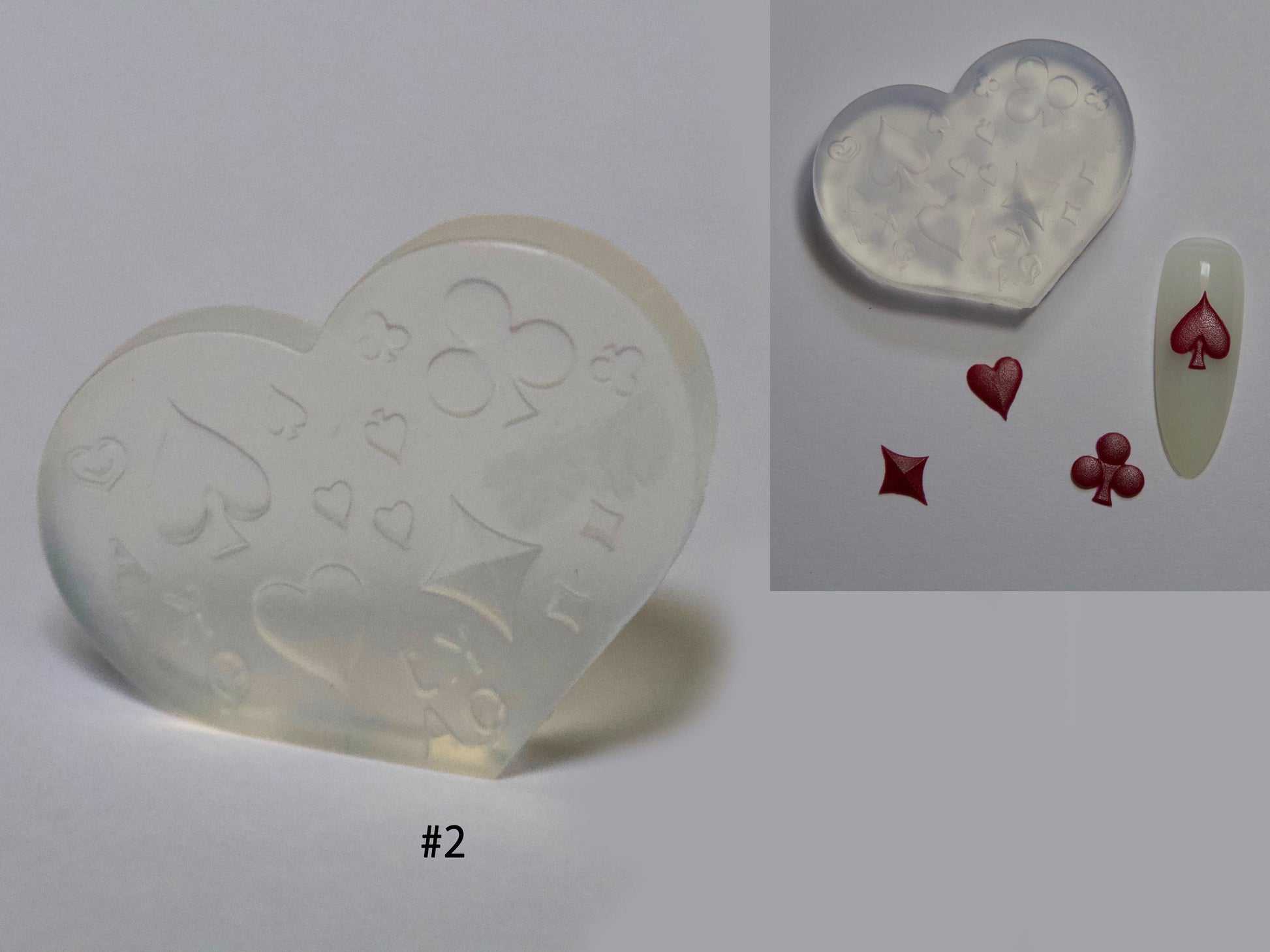 Silica Mould for Nail Art DIY Decal Design