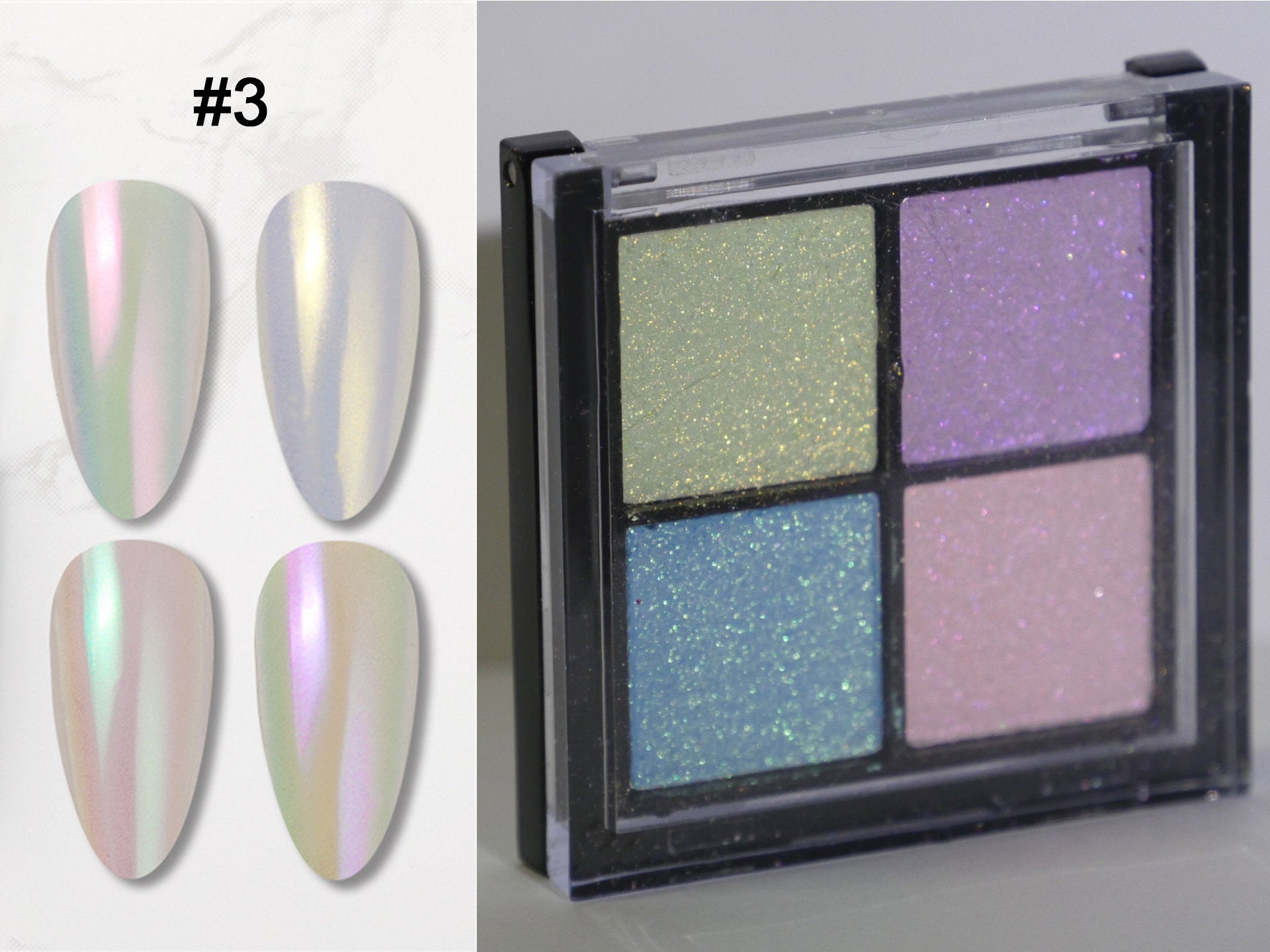 Aurora Pearly Palette Solid Pigment 4 in 1 Polar Lights Pearlescent sh –  MakyNailSupply