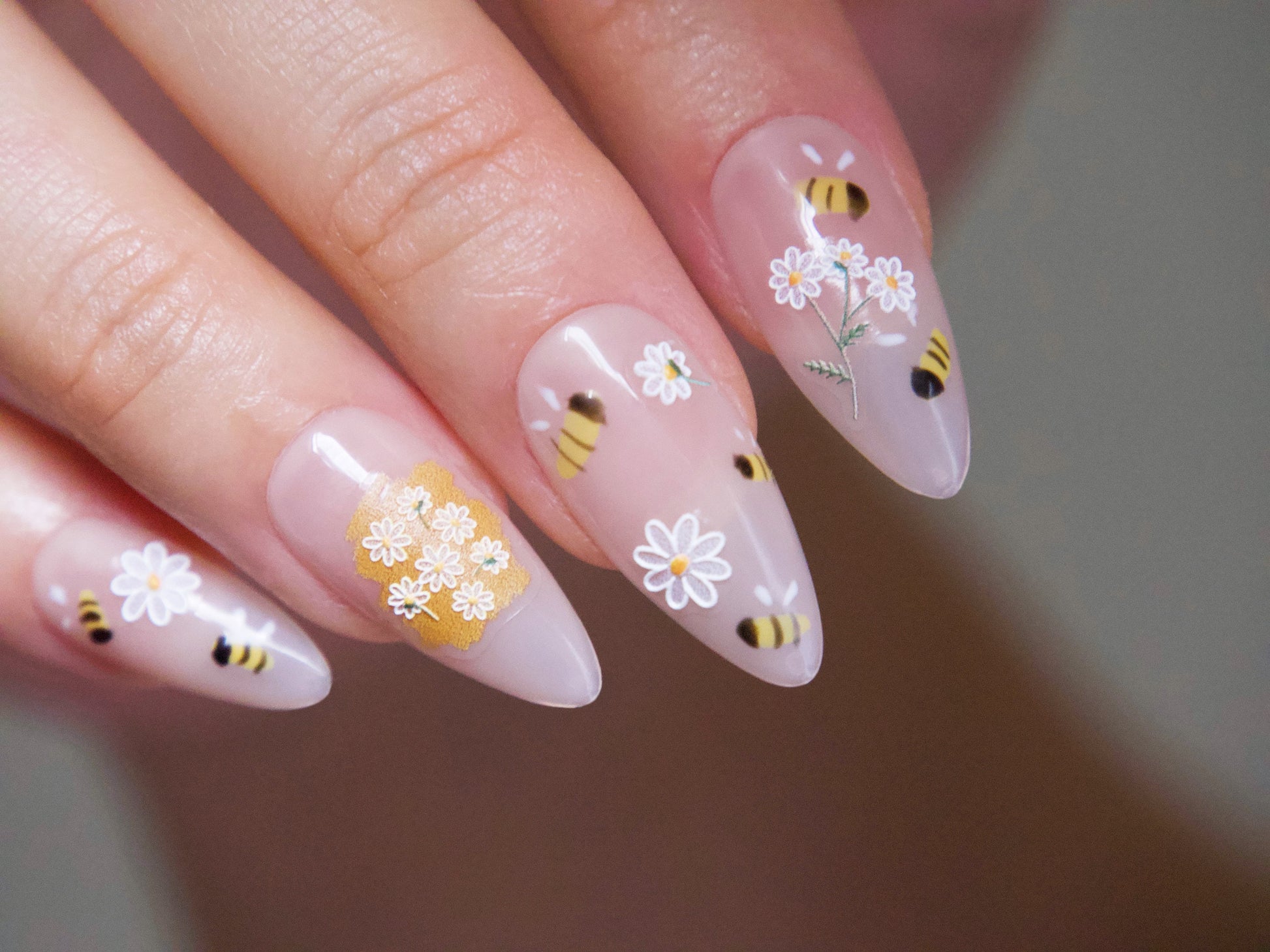 Flower Bouquet Nail Art Sticker